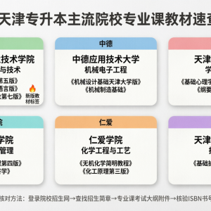 14所院校专业课指定教材逐校详解