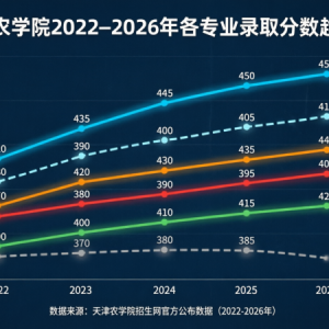 天津农学院专升本近4年分数线全景对比：最高暴跌112分，2027考生如何精准定目标？