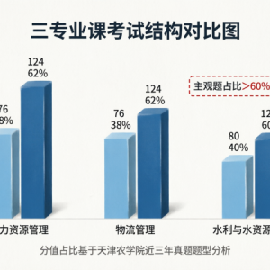 天农专升本专业课题型全拆解：文经类主观题占62%，水文计算题步骤分大于答案